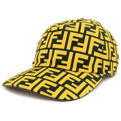 fendi cap yellow eyes|men's Fendi hat.